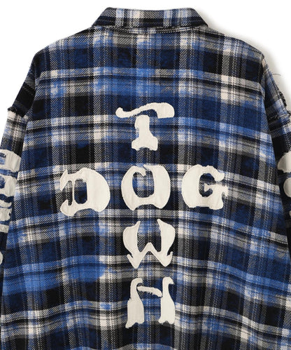 FR(13)NDS/フレンズ/DOGTOWN 聯名格子襯衫