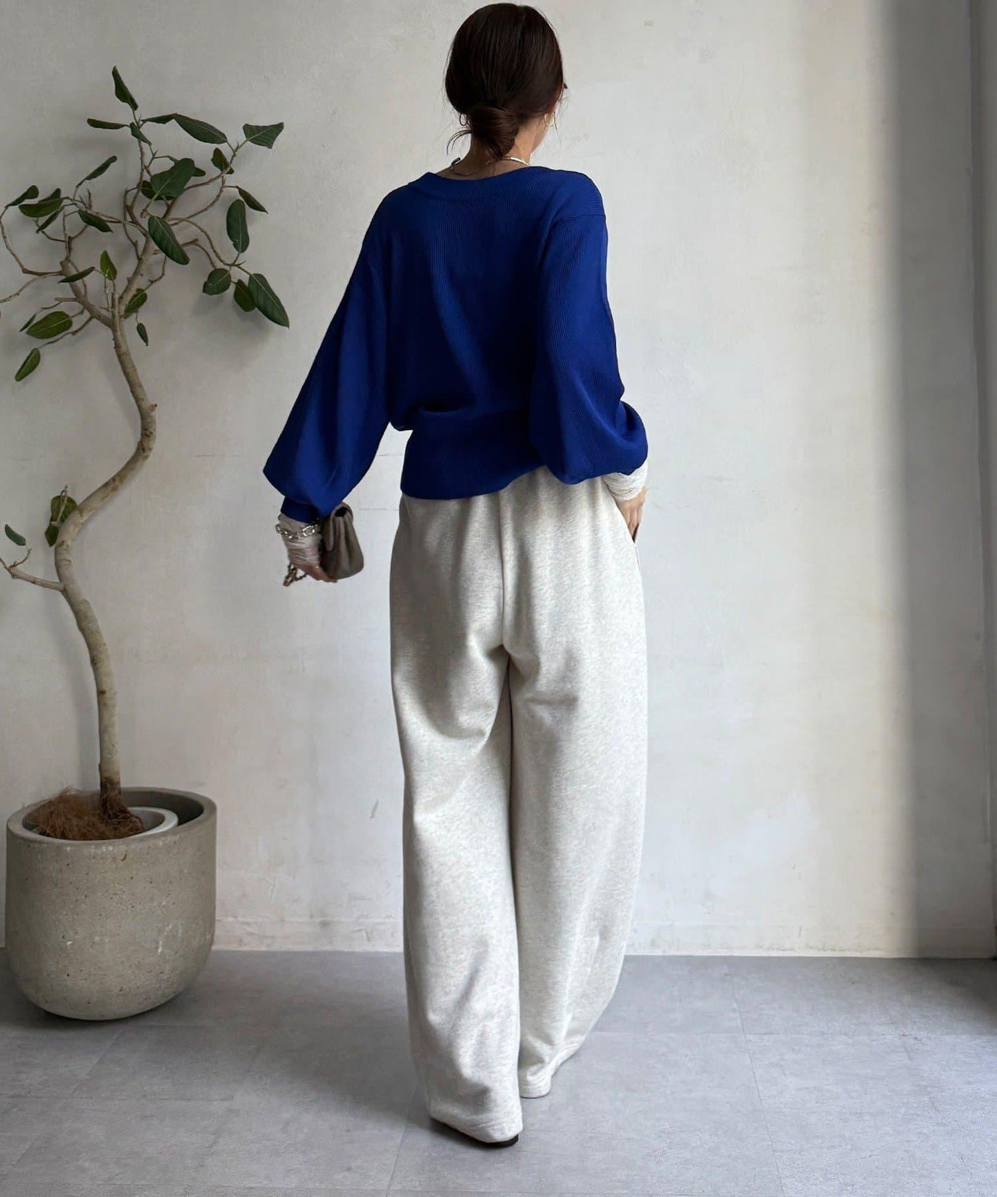 前後兩穿拉鍊針織衫