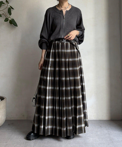 前後兩穿拉鍊針織衫