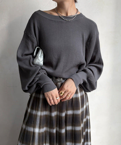 前後兩穿拉鍊針織衫