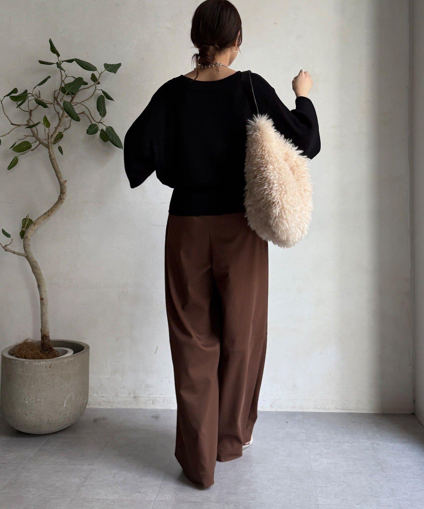 前後兩穿拉鍊針織衫