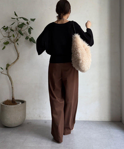 前後兩穿拉鍊針織衫