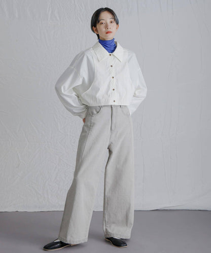 2尺碼可選抽繩牛仔褲