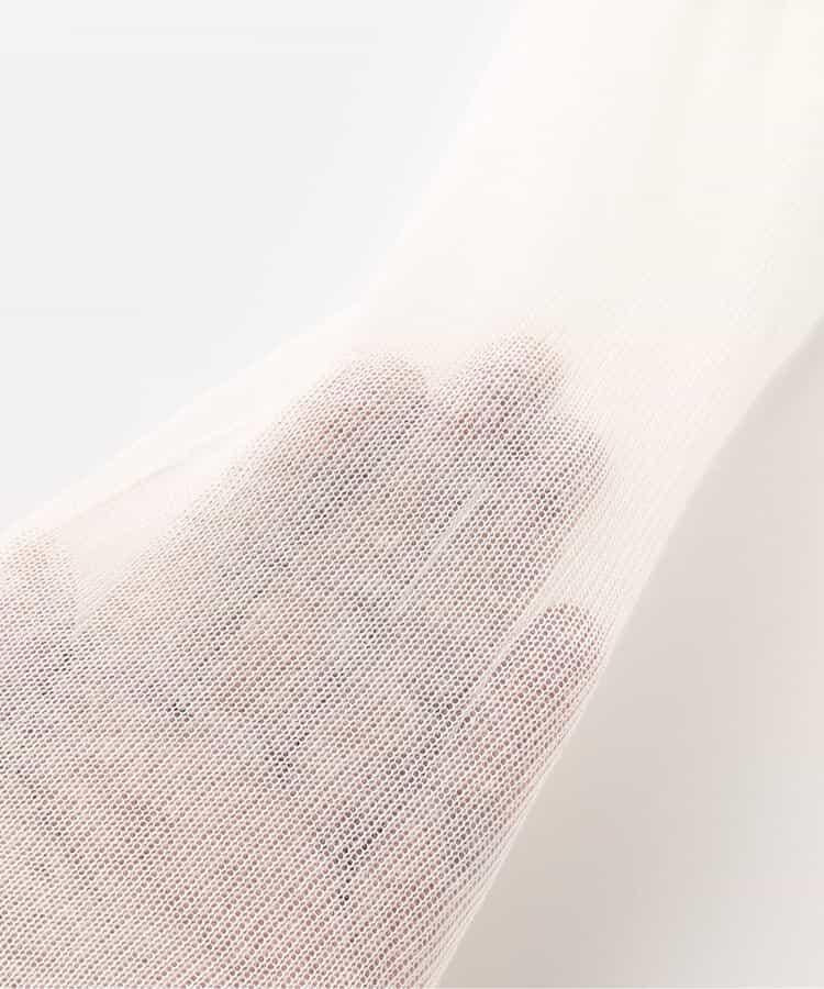 透視拼接標識過膝襪