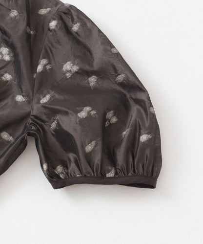 透視提花連衣裙