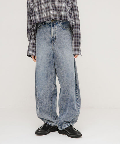 Lee101×KBF 聯名寬腿牛仔褲