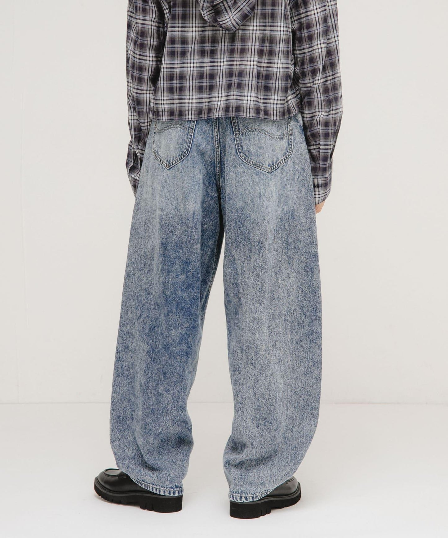 Lee101×KBF 聯名寬腿牛仔褲