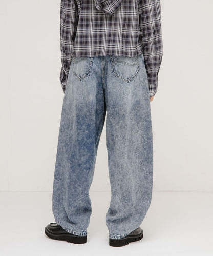 Lee101×KBF 聯名寬腿牛仔褲