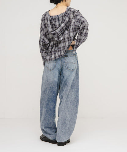 Lee101×KBF 聯名寬腿牛仔褲