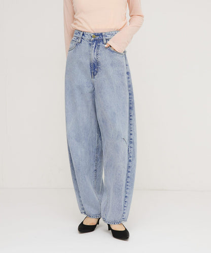 Lee101×KBF 聯名寬腿牛仔褲