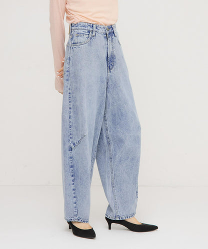 Lee101×KBF 聯名寬腿牛仔褲