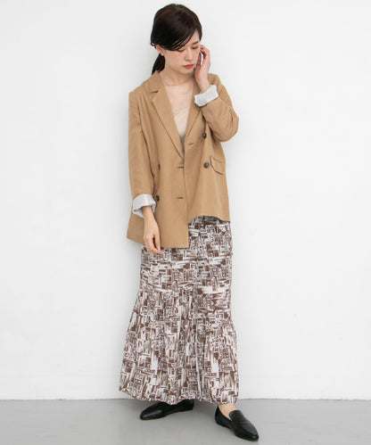 town印花多穿法半身裙∴