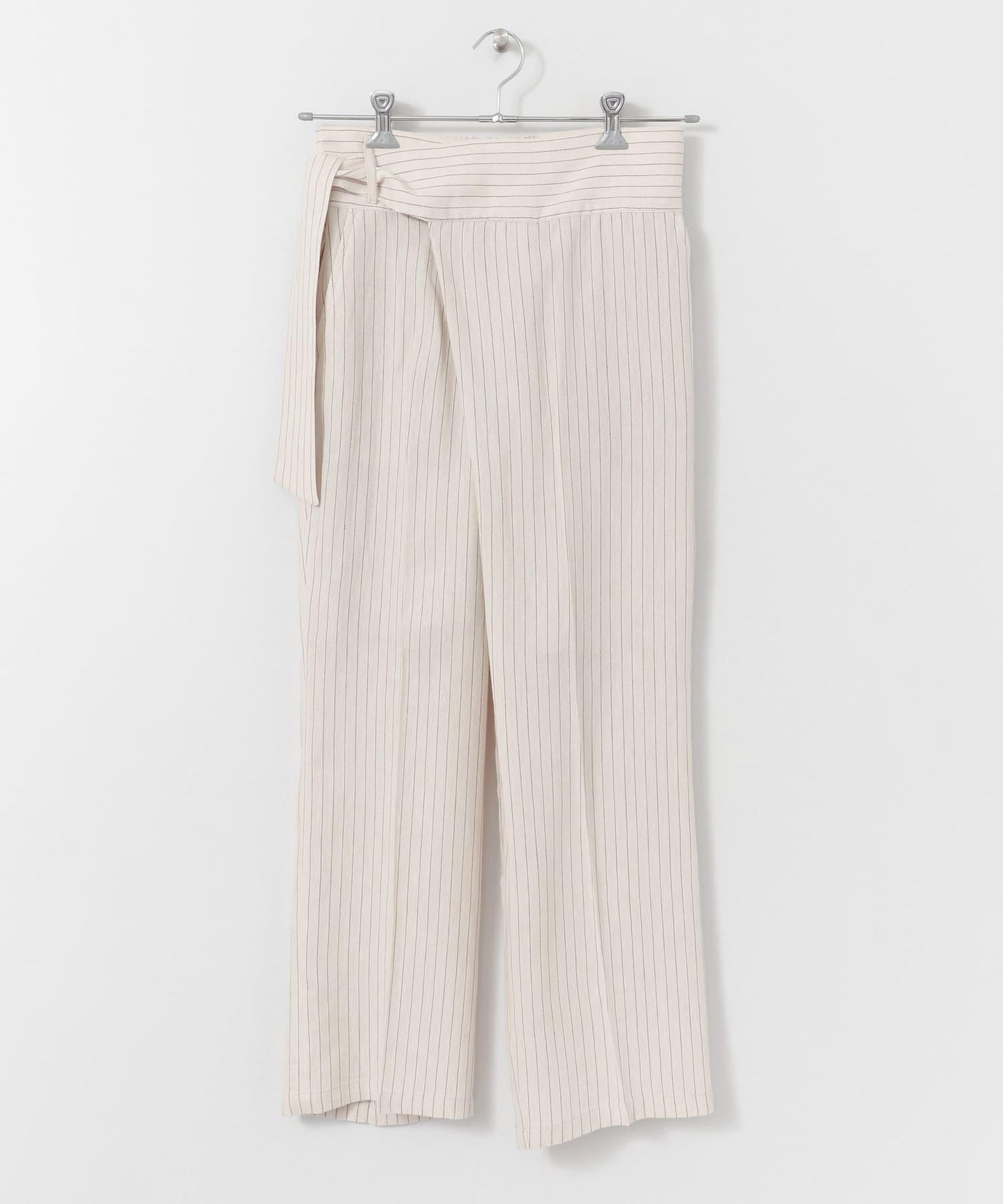 亞麻混紡裹身褲∴