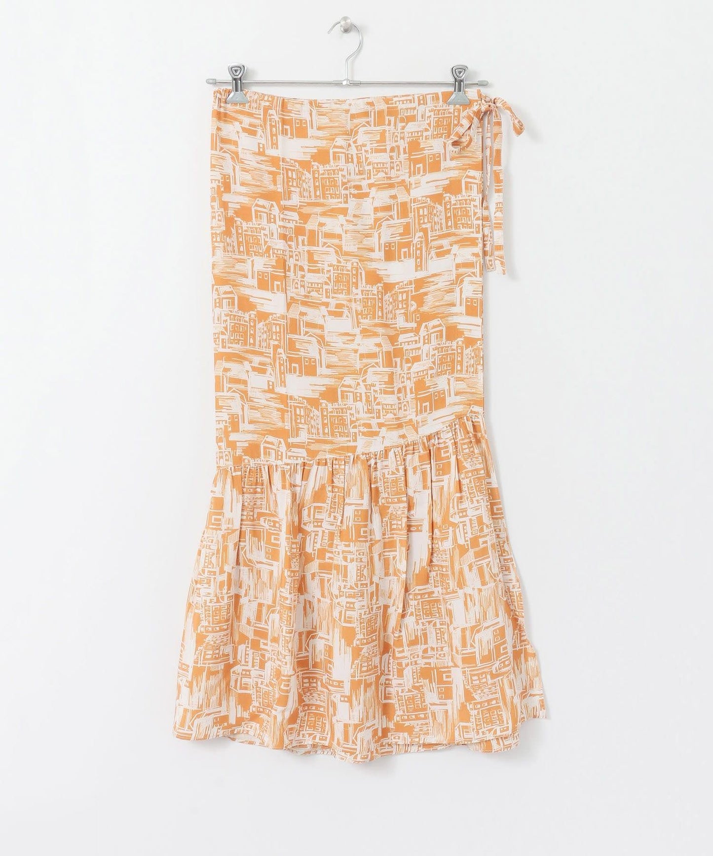 town印花多穿法半身裙∴