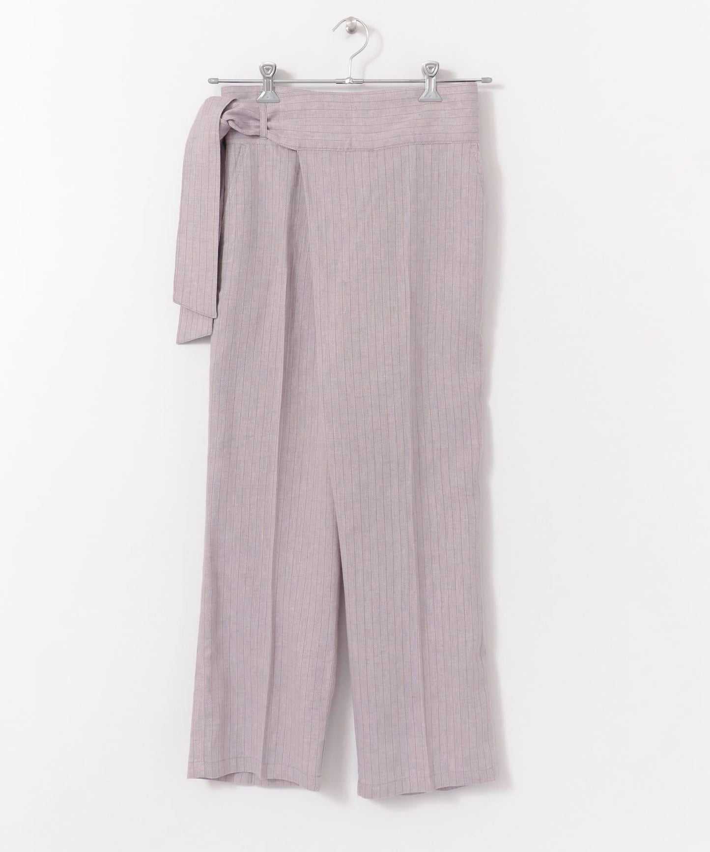 亞麻混紡裹身褲∴