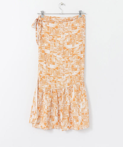 town印花多穿法半身裙∴