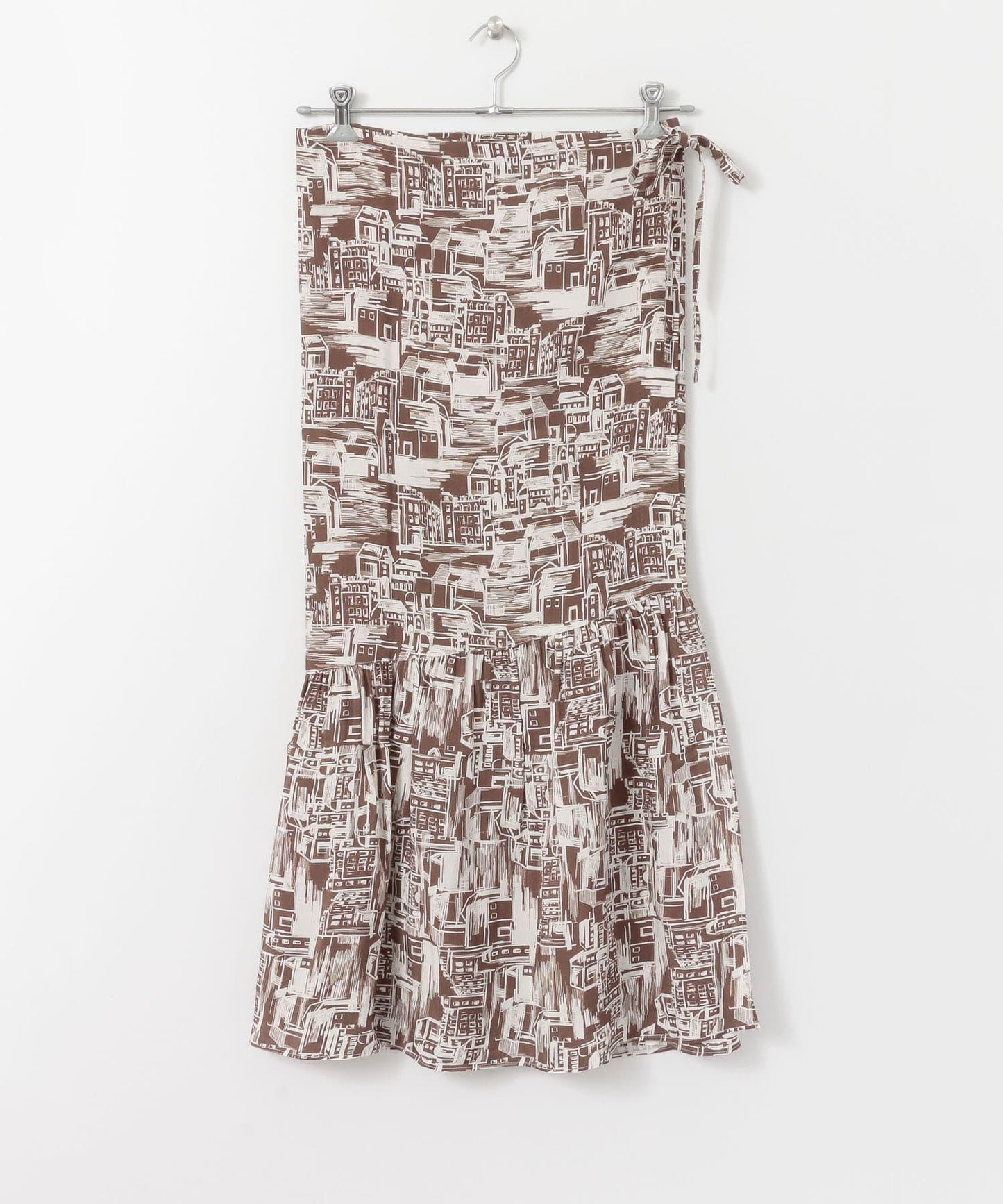 town印花多穿法半身裙∴