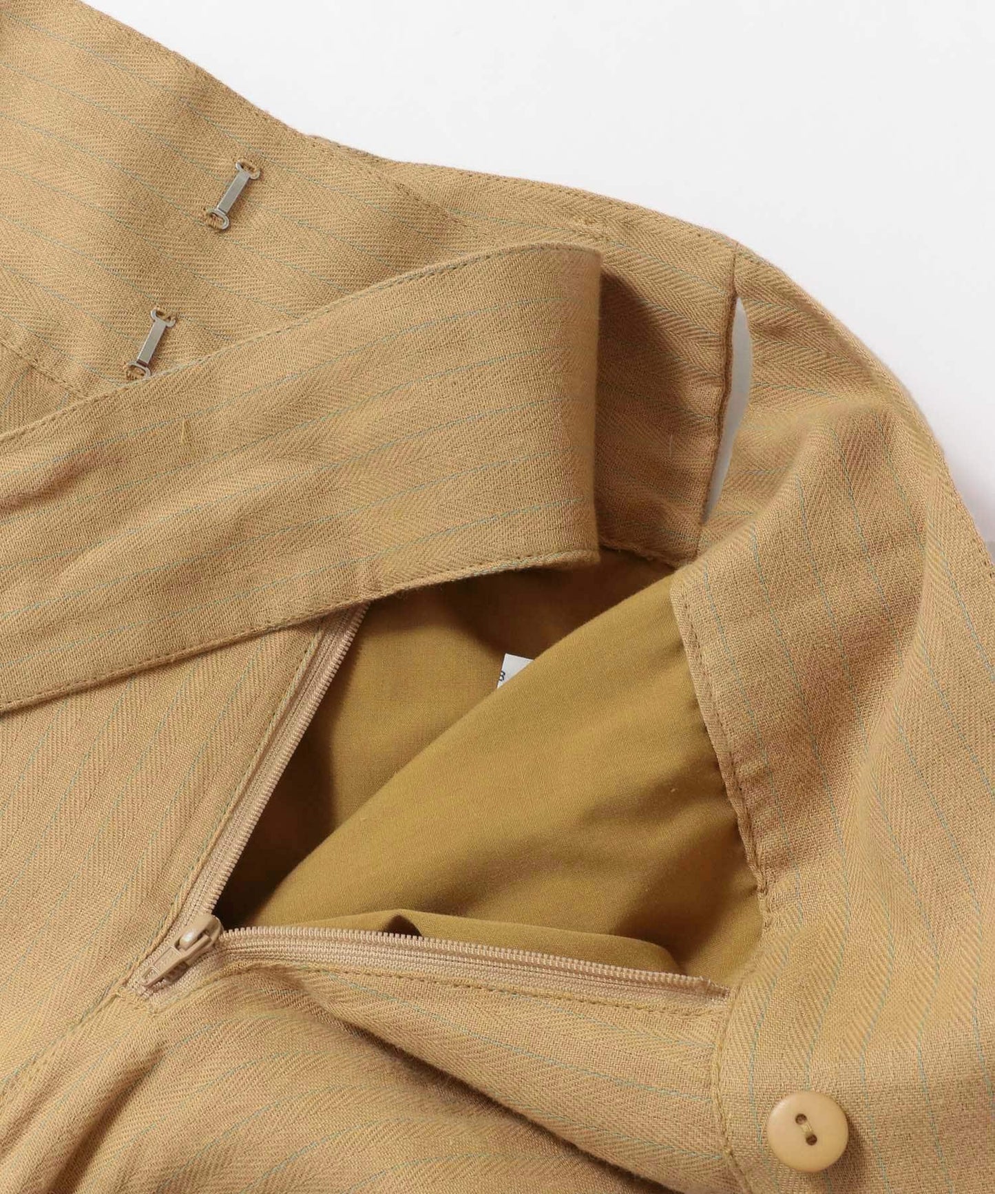 亞麻混紡裹身褲∴