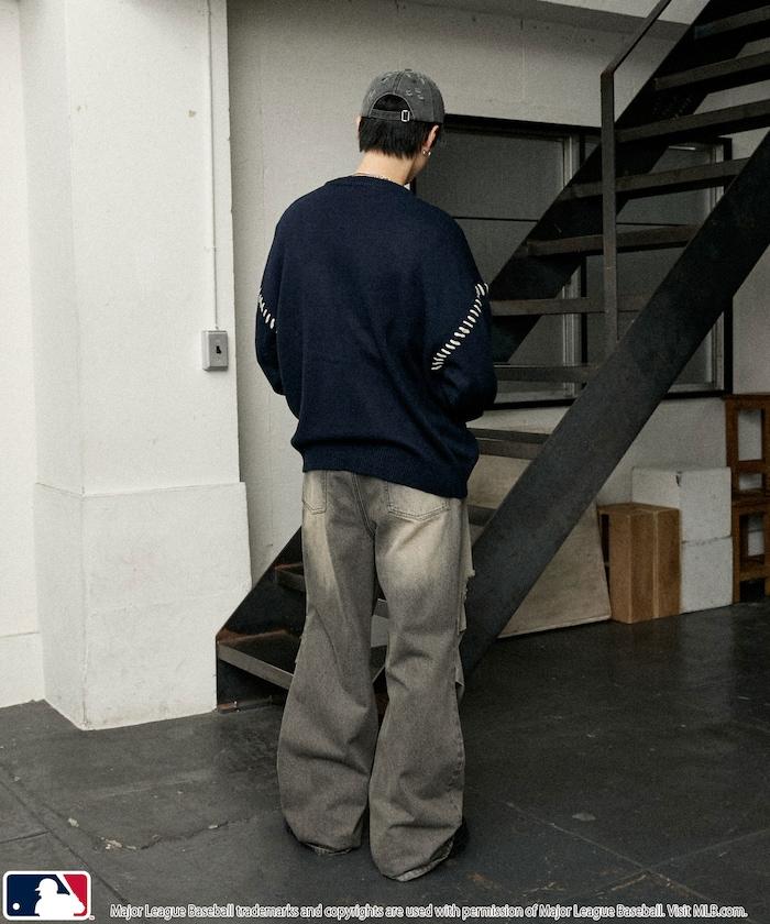 特別款拼接針織套頭衫