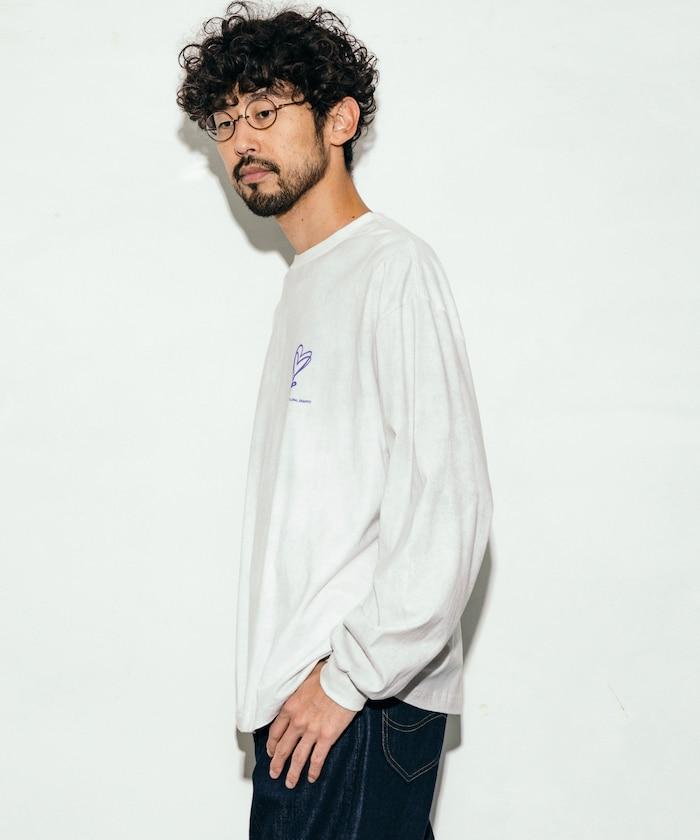 寬鬆版型化學印花長袖T恤