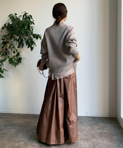 提花標語針織衫