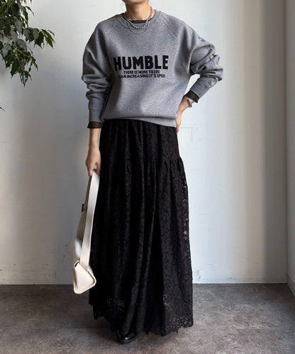 提花標語針織衫