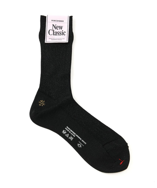 MARCOMONDE(マルコモンド)glitter ribbed socks 20