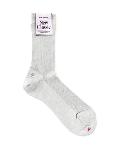 MARCOMONDE(マルコモンド)glitter ribbed socks 20
