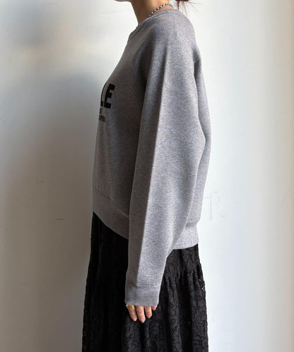 提花標語針織衫