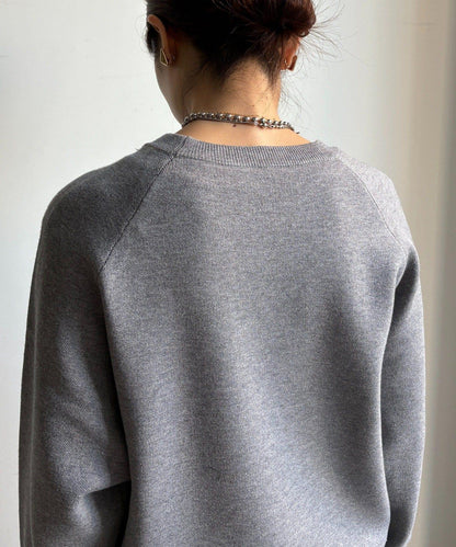 提花標語針織衫