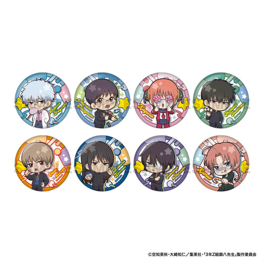 3年Z班銀八老師 迷你角色徽章盲盒【BOX／8個裝】