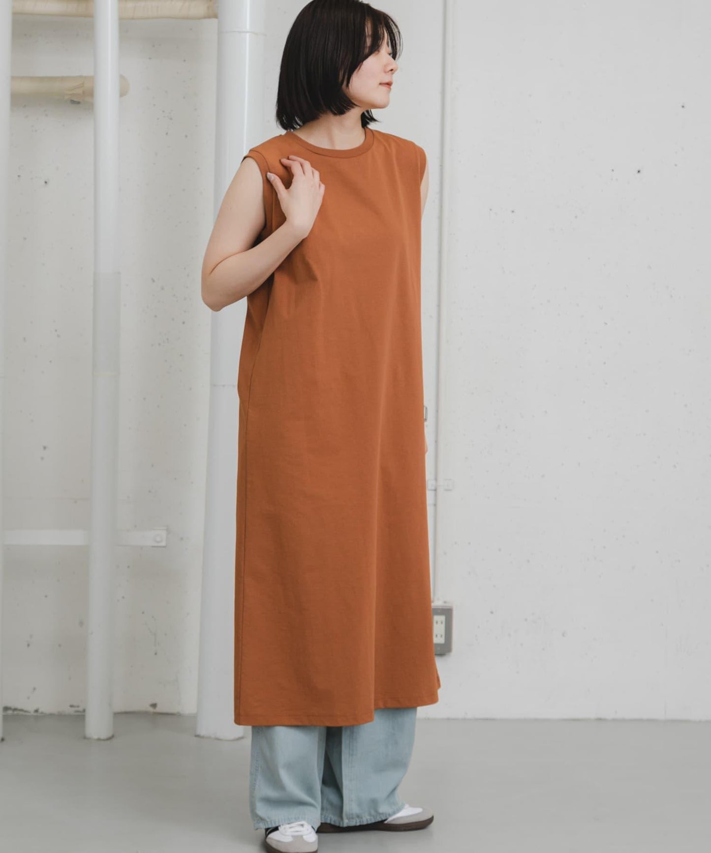 「吸水速幹/防紫外線」DRY OUT無袖連衣裙