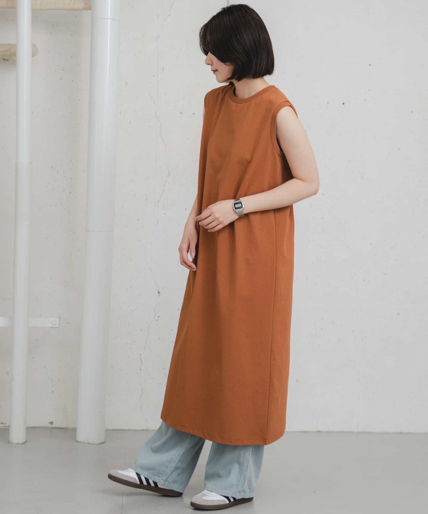 「吸水速幹/防紫外線」DRY OUT無袖連衣裙