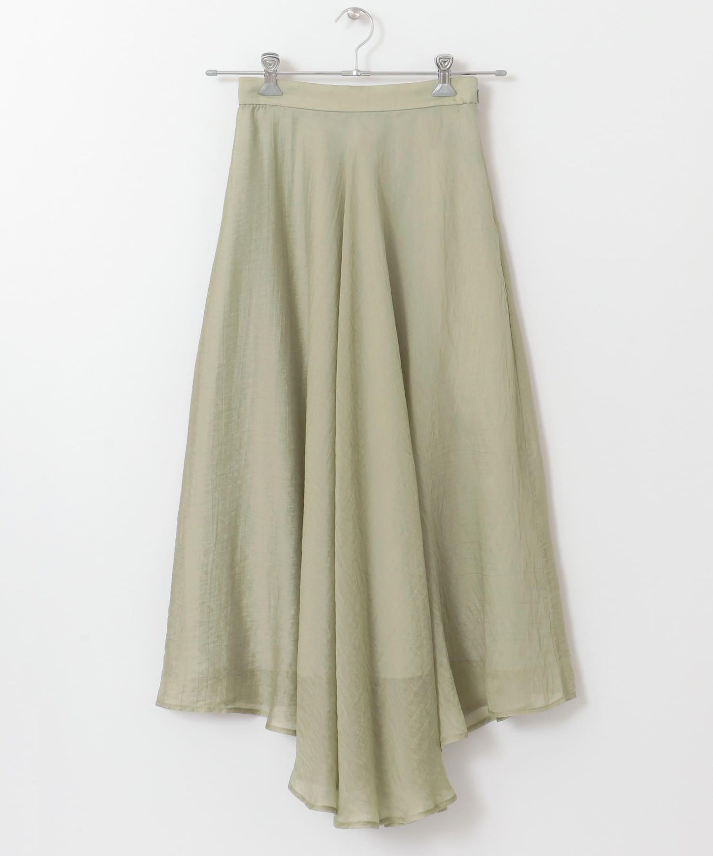 不對稱下襬雪紡長裙