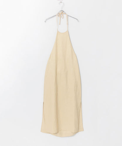 圍裙領連衣裙∴