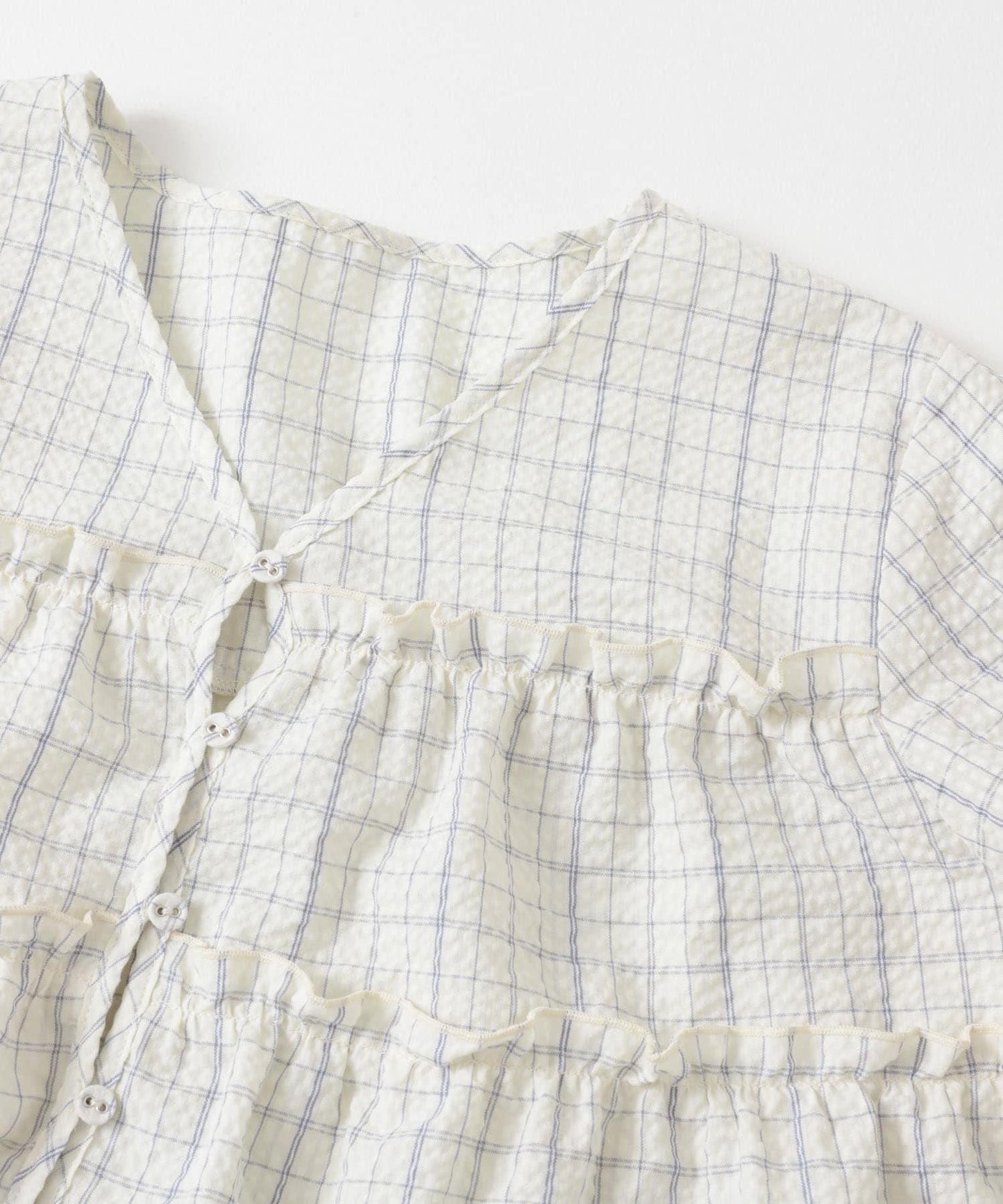 格紋迷你連衣裙