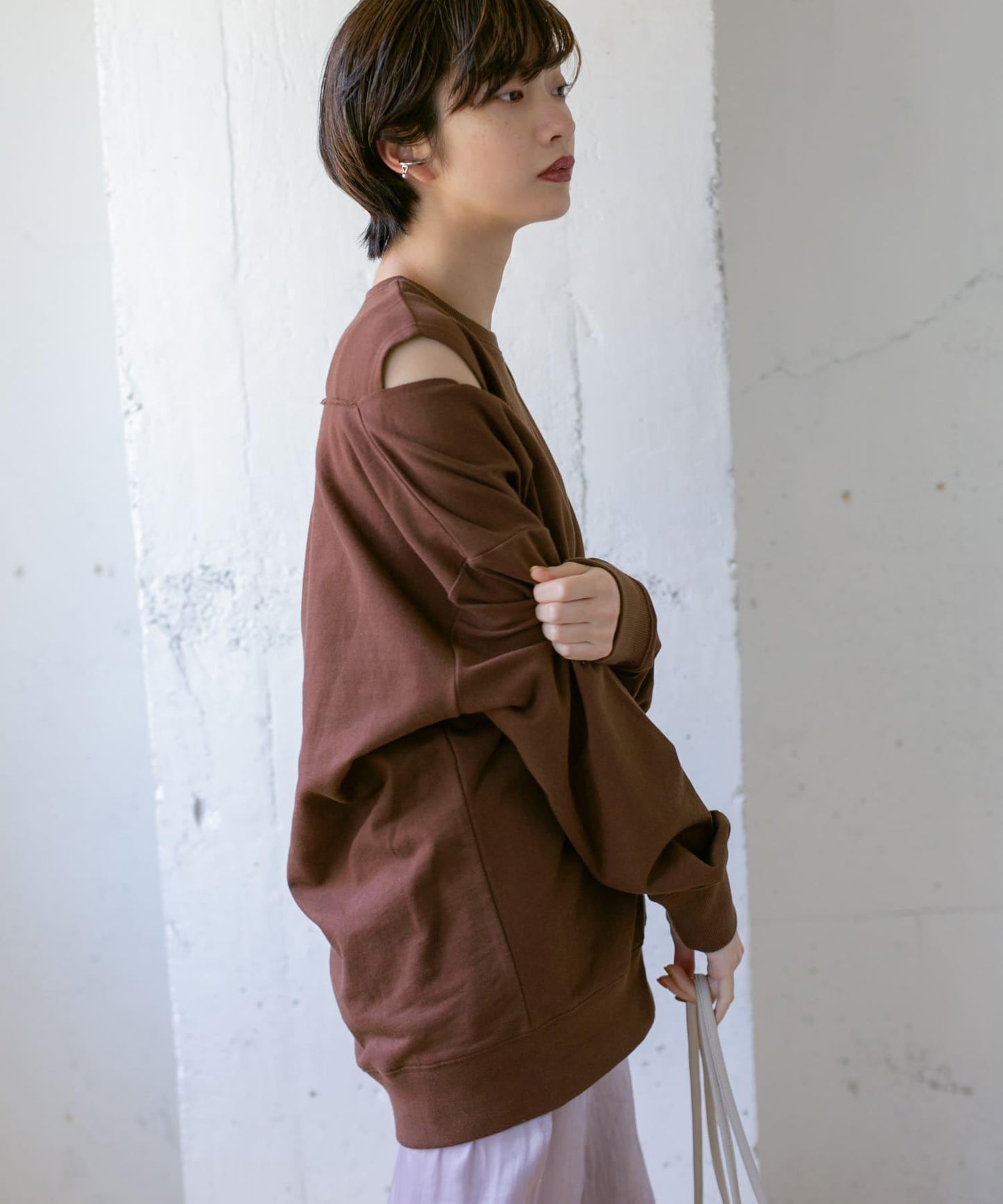 深V領套裝衛衣∴