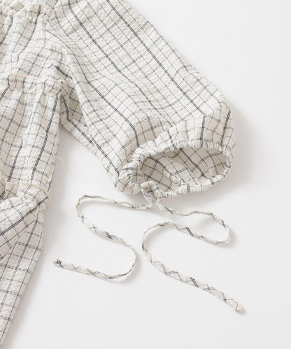 格紋迷你連衣裙