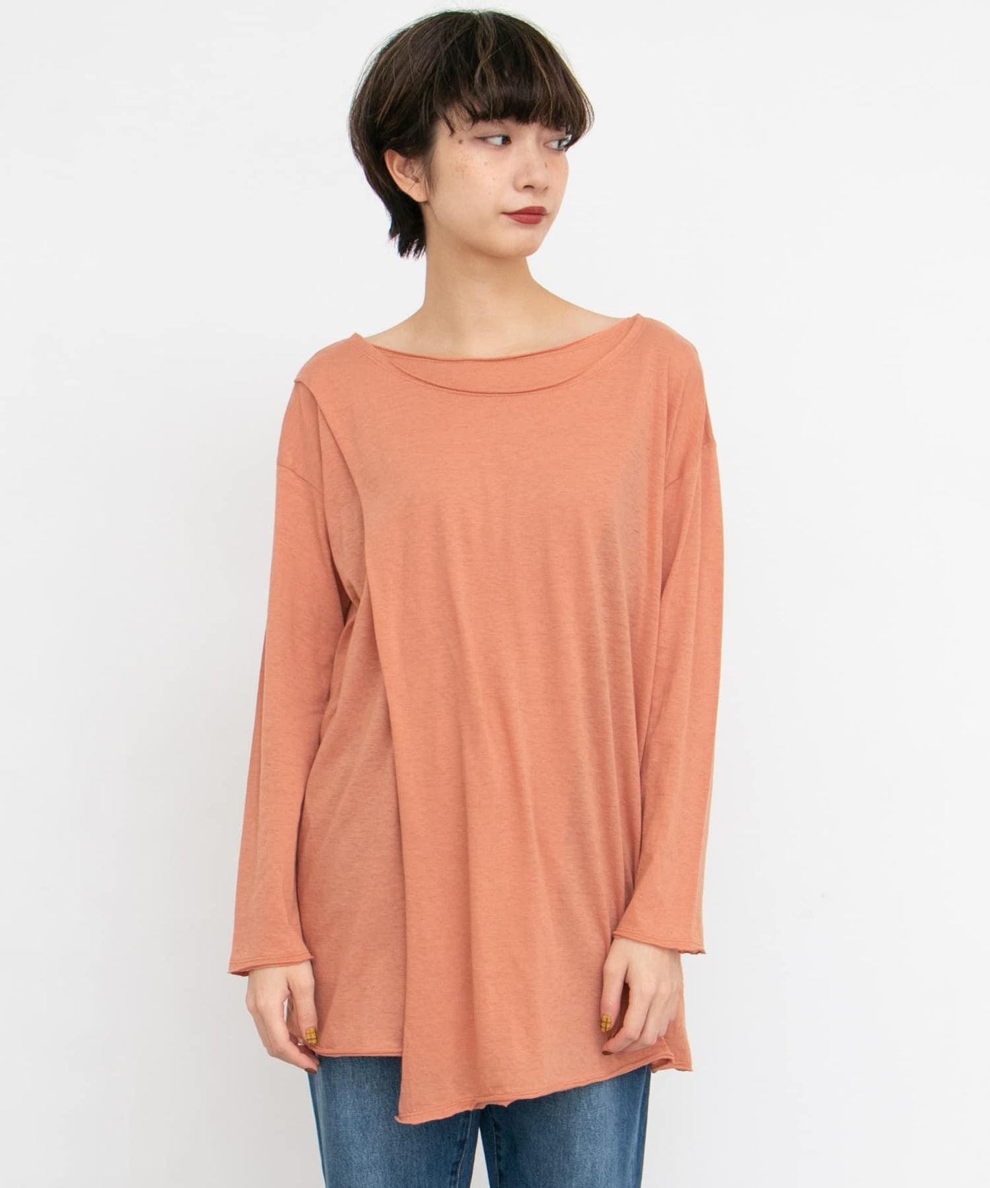 裹身長款針織衫