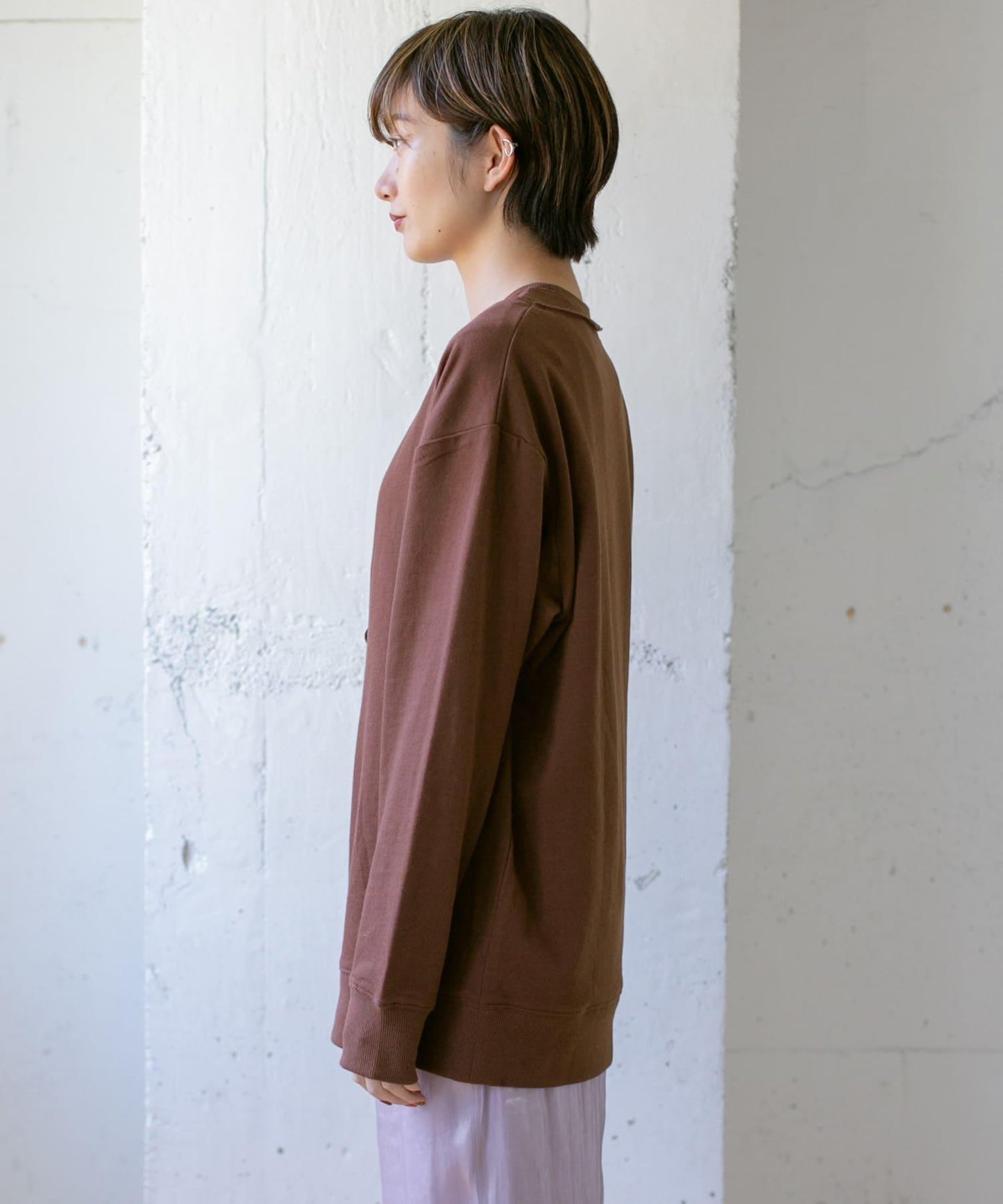 深V領套裝衛衣∴