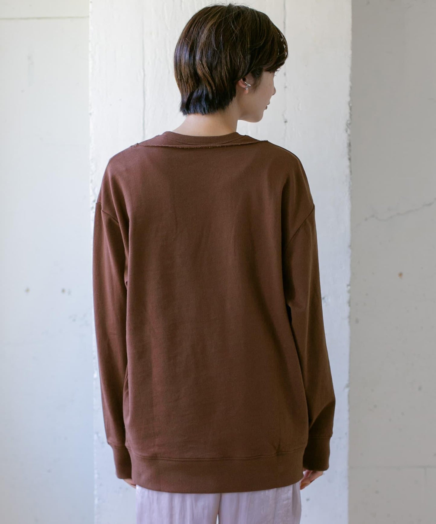 深V領套裝衛衣∴