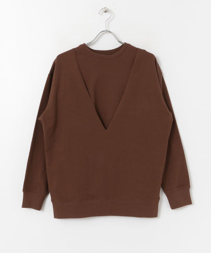 深V領套裝衛衣∴