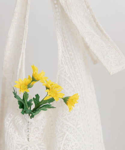 透視刺繡手提包