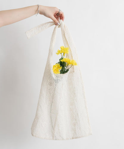 透視刺繡手提包