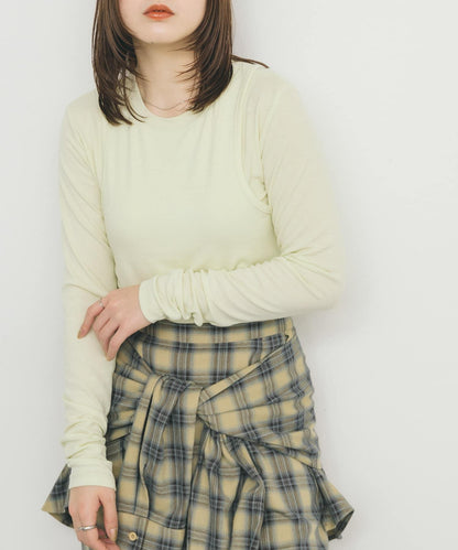 層疊風格長袖T恤