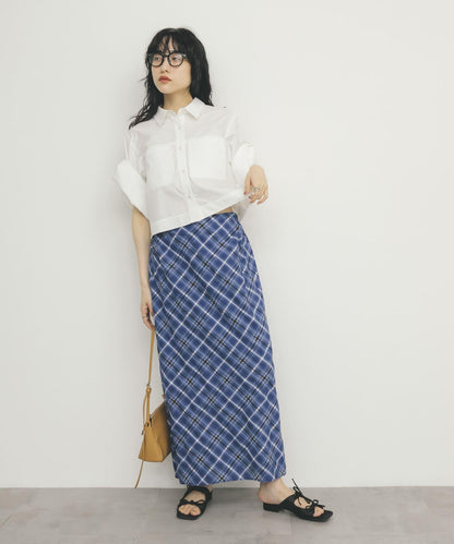 短款五分袖襯衫