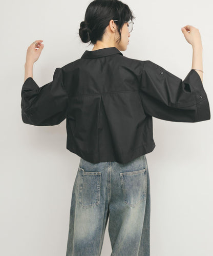 短款五分袖襯衫