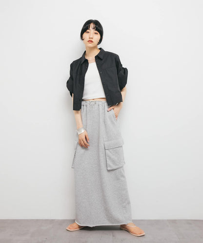 短款五分袖襯衫