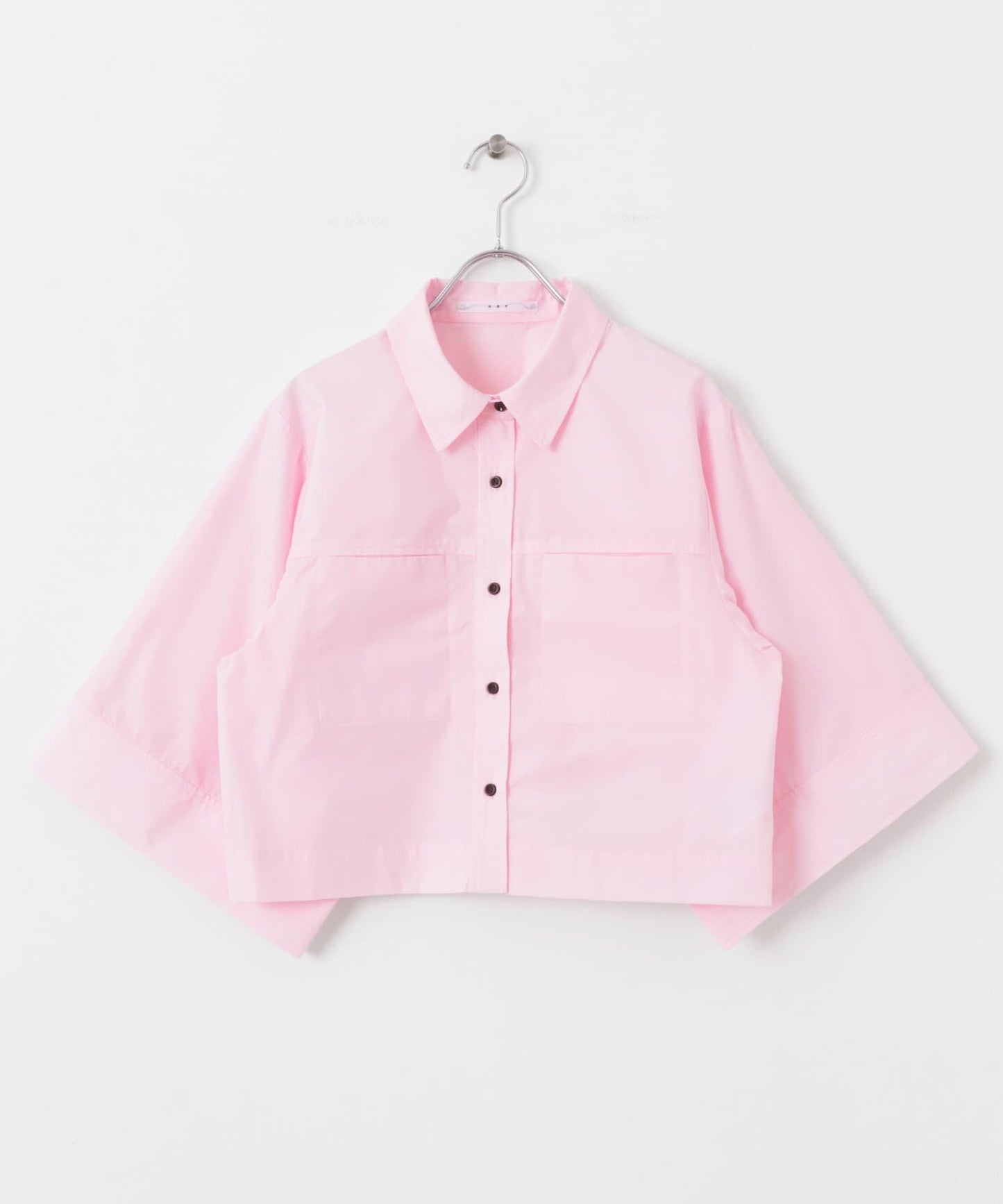 短款五分袖襯衫