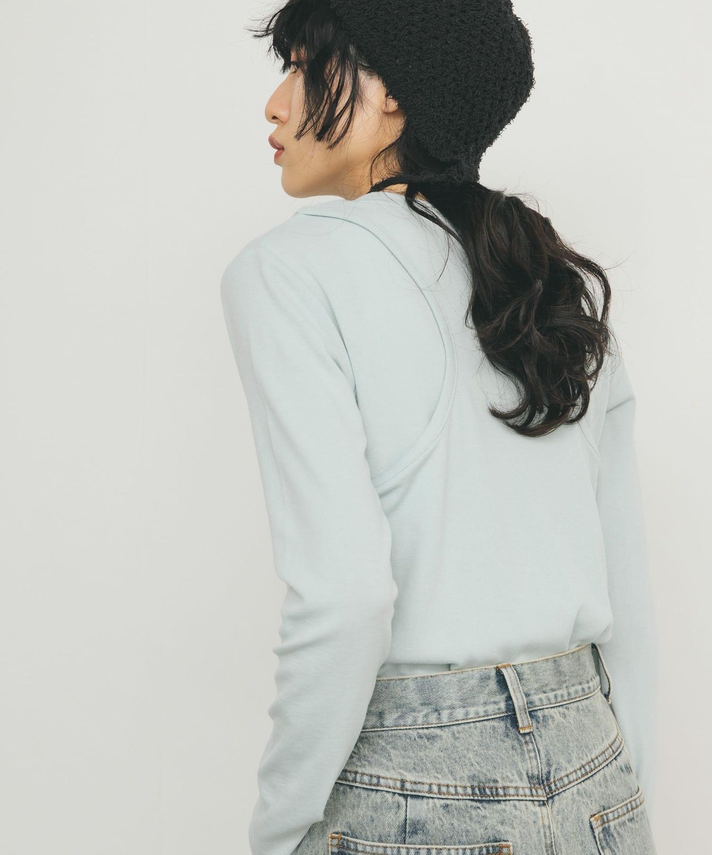 層疊風格長袖T恤